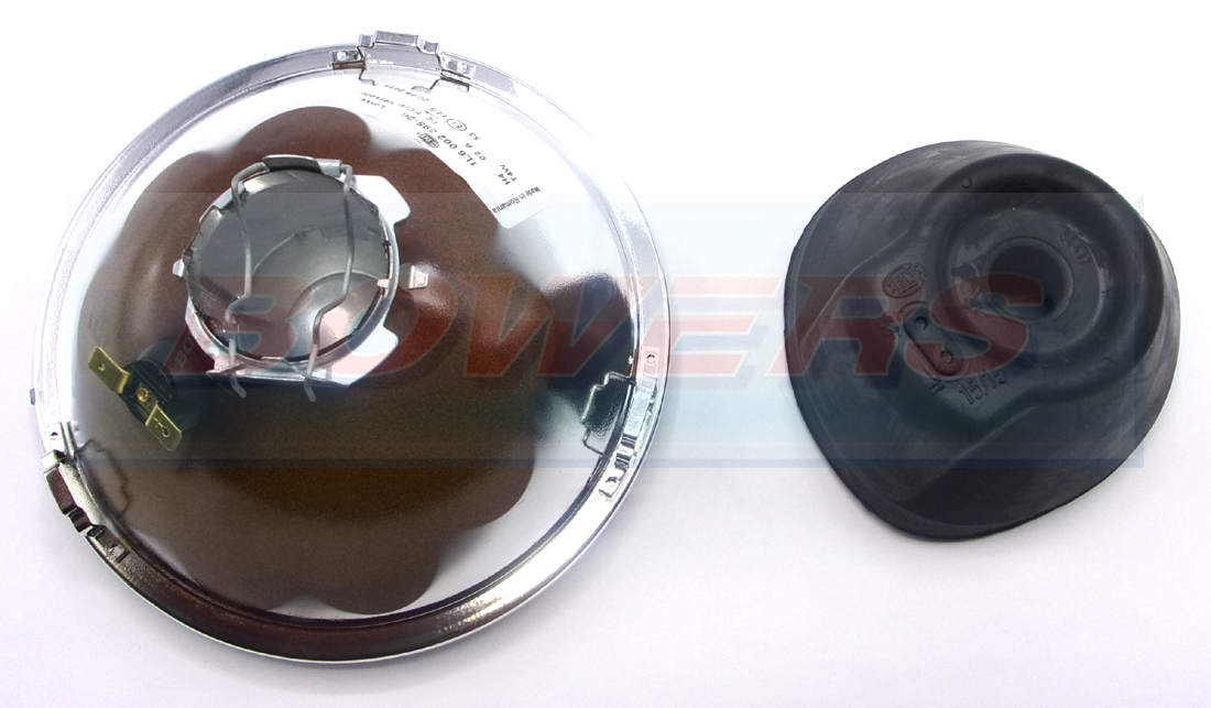 Hella 7" Inch Halogen H4 Flat Lens Headlight Headlamp 1L6002395261 H